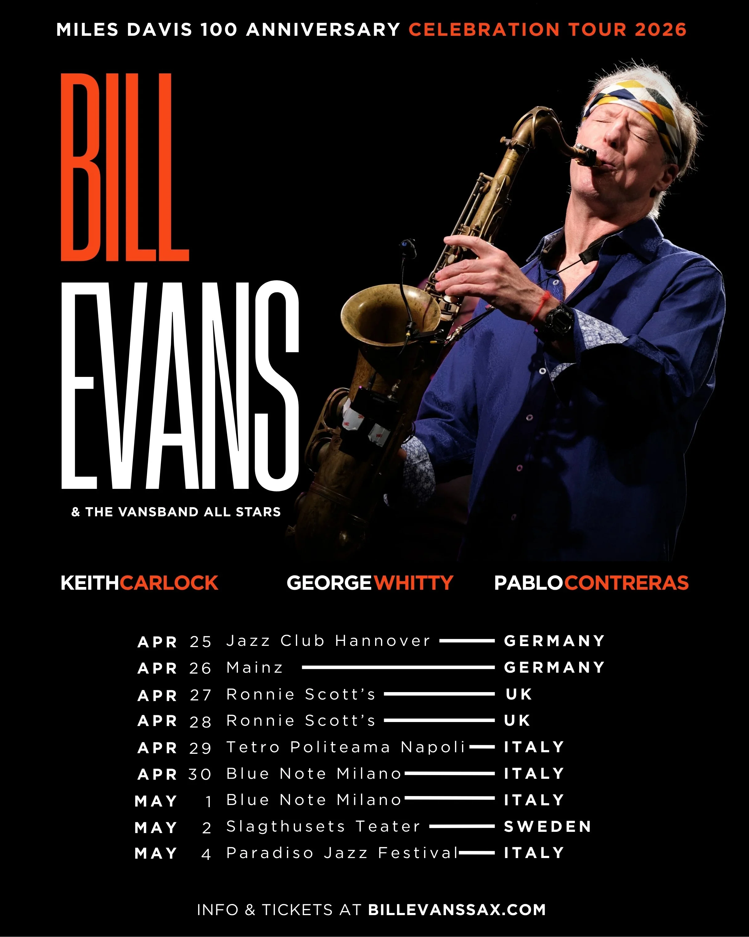 Tour — Bill Evans